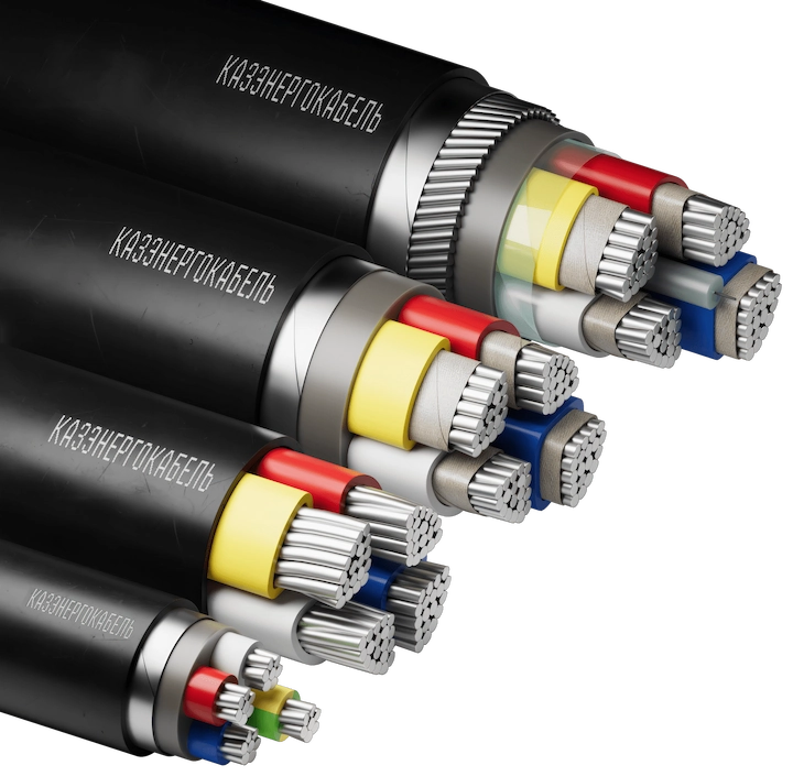 силовой кабель с алюминиевыми жилами