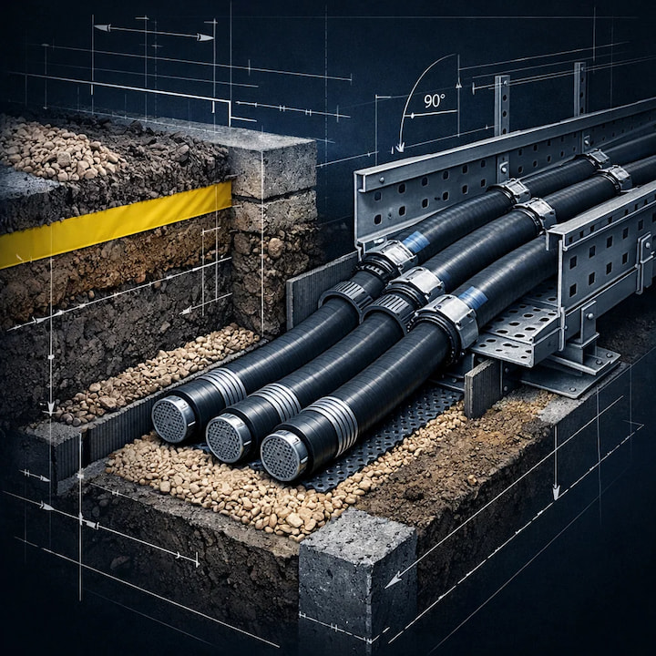 Прокладка силового кабеля: выбор сечения, монтаж, подключение