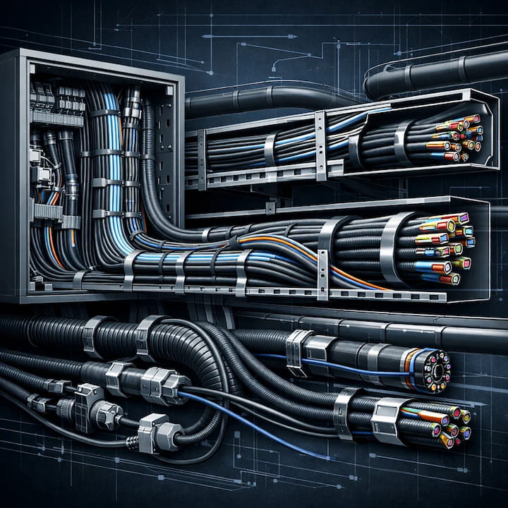 Прокладка контрольных кабелей: правила ПУЭ и способы монтажа