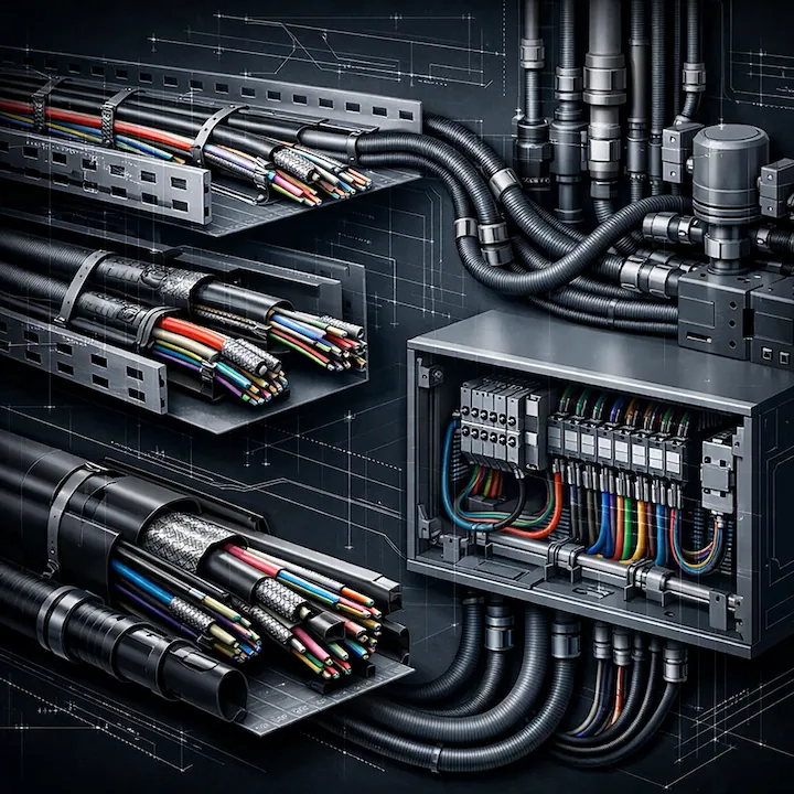Прокладка контрольных кабелей: способы, нормы ПУЭ и монтаж