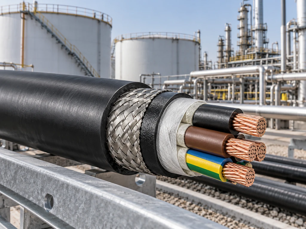 Кабель для нефтепродуктов, масел и химически агрессивной среды