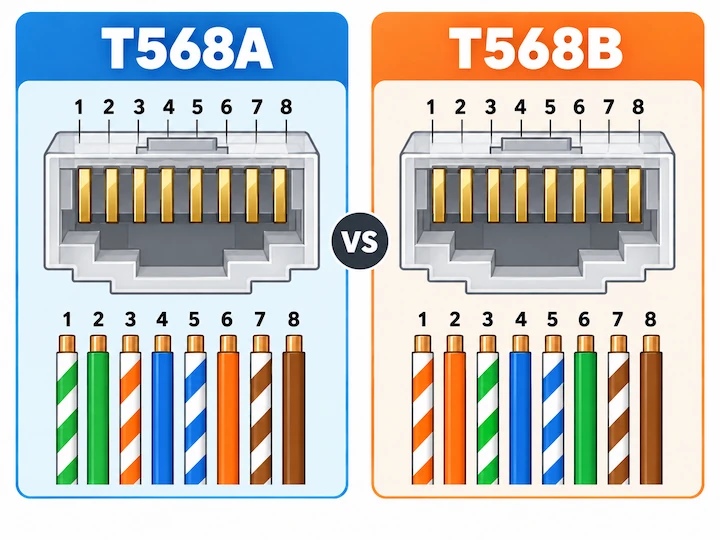 T568A и T568B